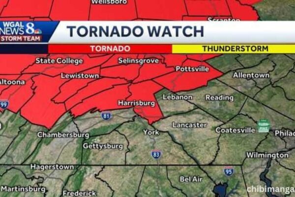 Cyclone Watch Gave for Western Pennsylvania Regions