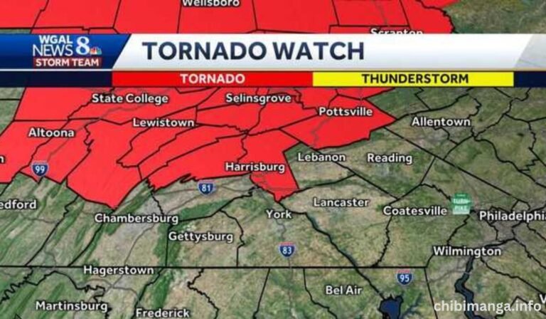 Cyclone Watch Gave for Western Pennsylvania Regions